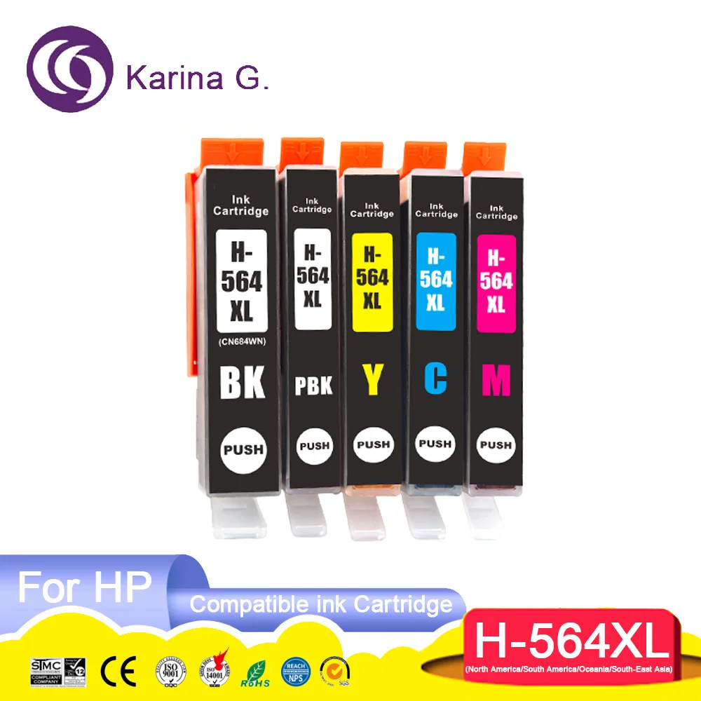 564 XL 564XL Premium Compatible InkJet Ink Cartridge for 564 For 564XL for Phot