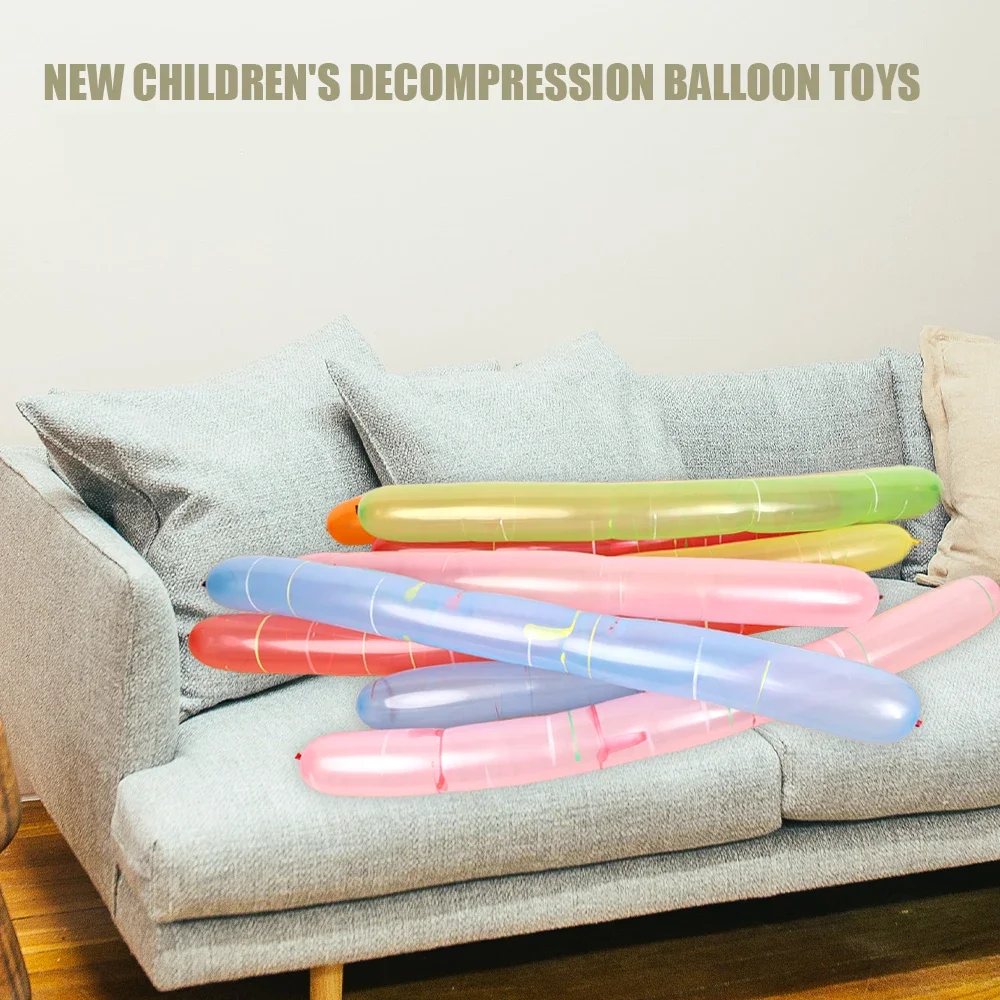 20/50PCS Multicolor Latex Balloons Kids Ourdoor Flying Long Strip Balloons Rocket Latex Classic Air Balls Birthday Party Decor 6