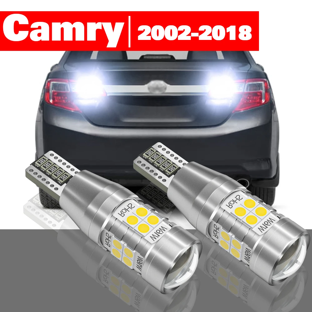 

For Toyota Camry V2 V3 V7 2002-2018 2pcs LED Reverse Light Backup Lamp Accessories 2009 2010 2011 2012 2013 2014 2015 2016 2017