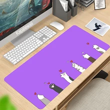 Kawaii gato pata mouse almofada de mesa portátil tapete de rato para escritório casa computador teclado bonito mouse almofada de borracha antiderrapante