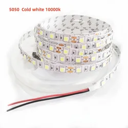 Cold White LED Strip Light, 12V, 5 - Meter, Flexible, Non - Waterproof - 4m 240Leds