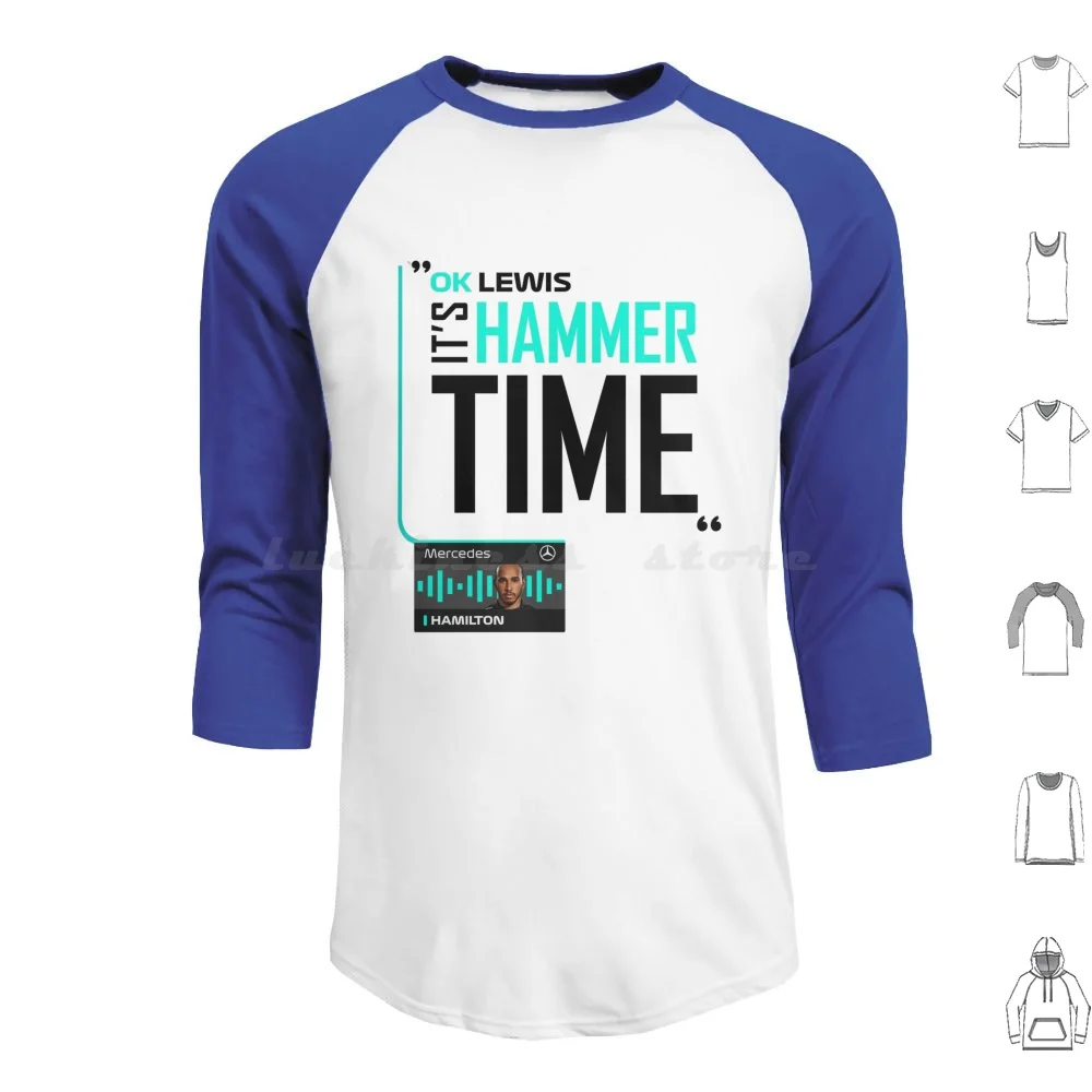 Ok Lewis Its Hammer Time Felpe Con Cappuccio Manica Lunga Lewis Sir Lewis Radio Toto Wolff Toto Wolff Radio Toto Wolf Radio