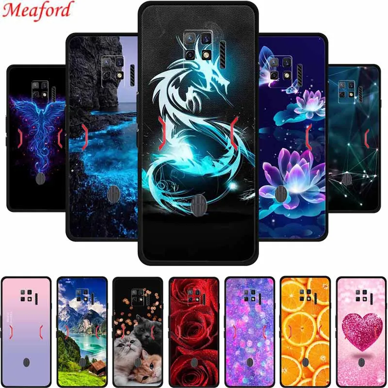 Per Zte Nubia Red Magic 7 Pro Custodia Per Telefono 6.8 "Custodia Morbida In Silicone Nero Per Zte Nubia Red Magic7 Pro Custodia 7Pro Coque
