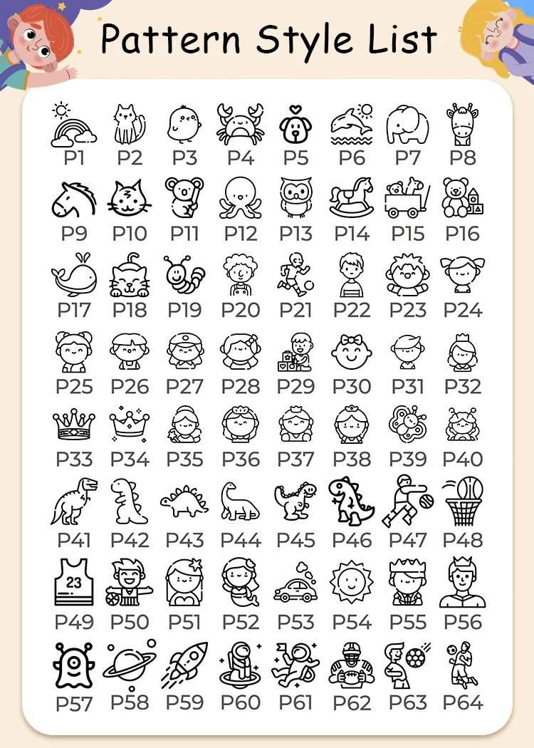 Cartoon Dinosaur Custom Name Stamp Clothing Personalise Student Clothes Chapter Children's Kawaii Name Sticker gift name stamp