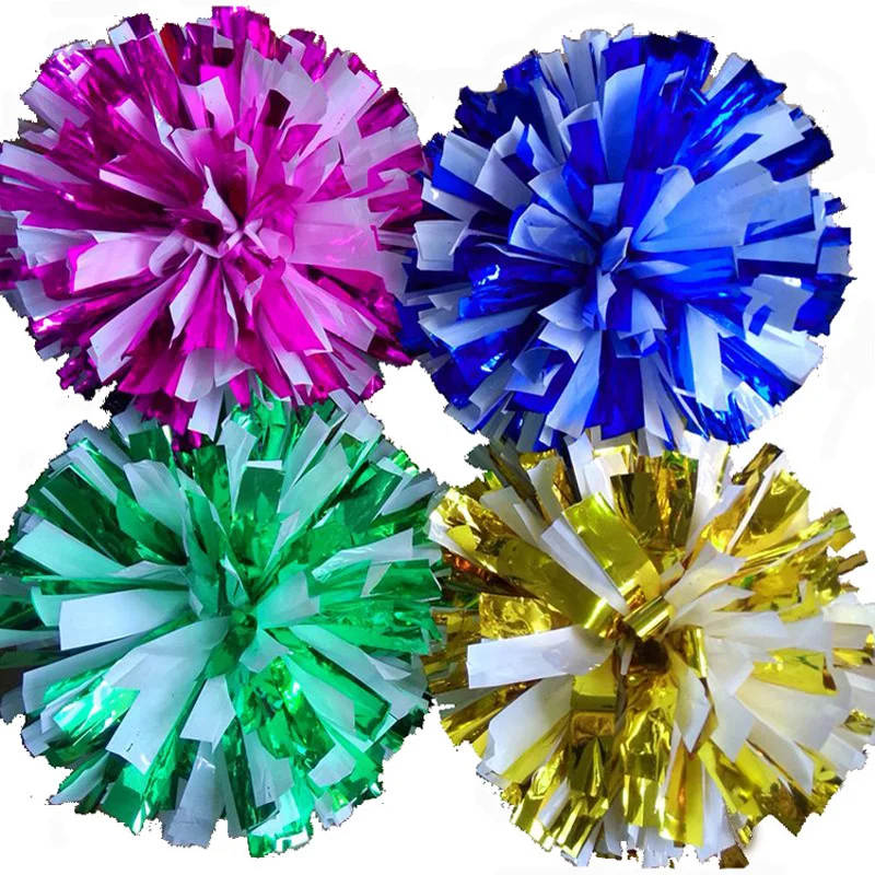 pompons-de-jeu-blancs-mixtes-pour-documents-en-metal-poignee-en-anneaux-pom-pom-girl-32cm-20-pieces