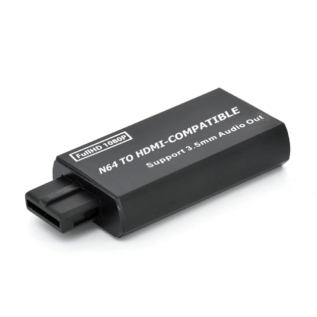 Convertidor Compatible con Nku N64/SNES/NGC a HDMI, adaptador de interfaz de transmisión de vídeo HD, consola de juegos a proyector HDTV - Image 4