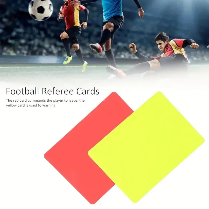 Referee Supplies Set Edge Patrol Chess Stopwatch Whistle Red and Yellow Card Thrower Match Supplies 1 Set soccer referee cards referee whistles training equipment set