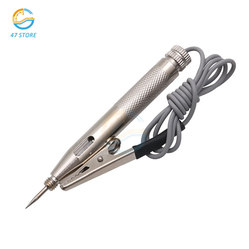 DC 6V-24V 12V Car Light Circuit Tester Probe Light System Test Probe Lamp Auto Light Lamp Voltage Test Pen Detector Copper 4