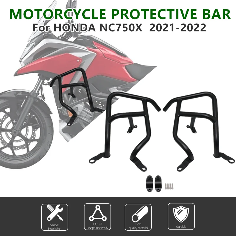 

Motorcycle for HONDA NC750X NC 750X 2021 2022 Highway Engine Guard Crash Bar Frame Protect Bumper