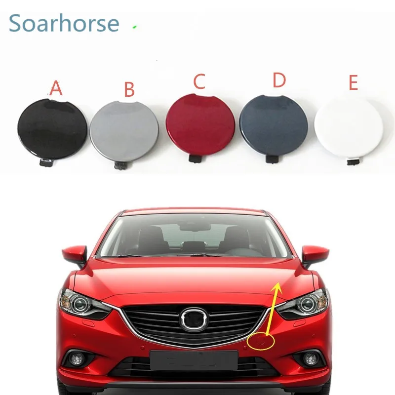 

Soarhorse Front Bumper Tow Hook Cover Trailer Cap For Mazda6 Mazda 6 ATENZA 2013 2014 2015