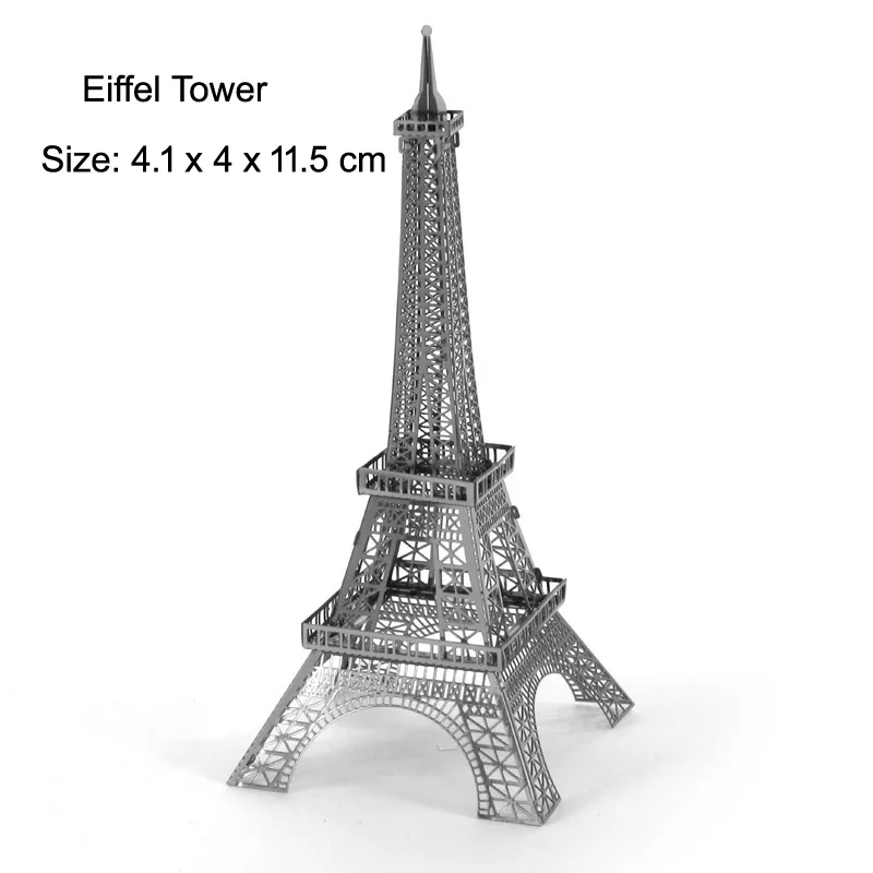 Puzzle 3D en métal à assembler soimême,modèle Burj Khalanza,pont de Brooklyn,moulins à vent