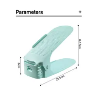 Durable Adjustable Shoe Organizer Footwear Support Slot Space Saving Cabinet Closet Stand Shoes Storage Rack Shoebox 2