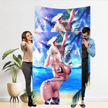 

Anime Tapestry Huge Breast Belle Poster Tapestries Hentai Bodysuit Milf Wall Hanging Sexy Adult SwimsuitTapestries H Merch Stuff