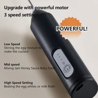 MINl Mik Frother USB Rechargeable 3 Speeds Foam Maker Coffee Whisk Mixer Electric Handle Blender Egg Beater Hot Cooking Tools 2