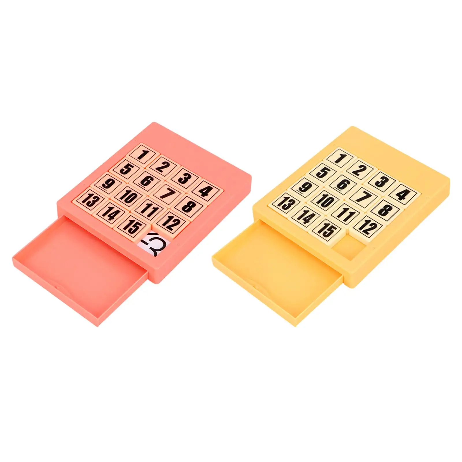

Sliding Block Game Intelligence Puzzle Educational Toy Tangram Jigsaw 15 Klotski Puzzle for Boys Girls Children Kids Great Gifts
