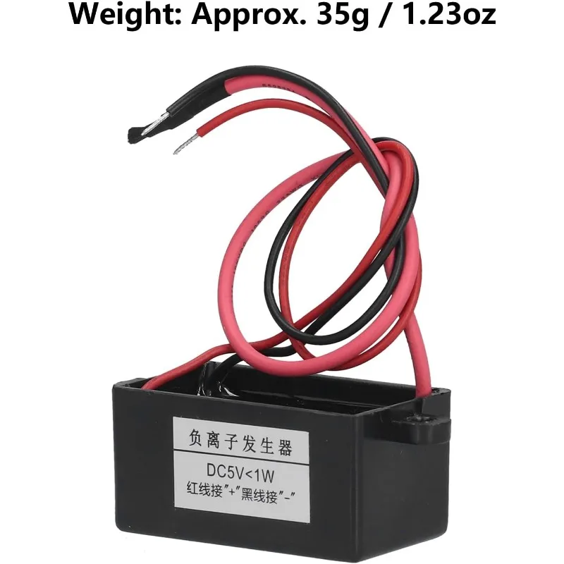Ionizer Generator Module Anion Air Purifier Ion Generator Mini Negative Ion Air Purifier Ionizer Module DC5V