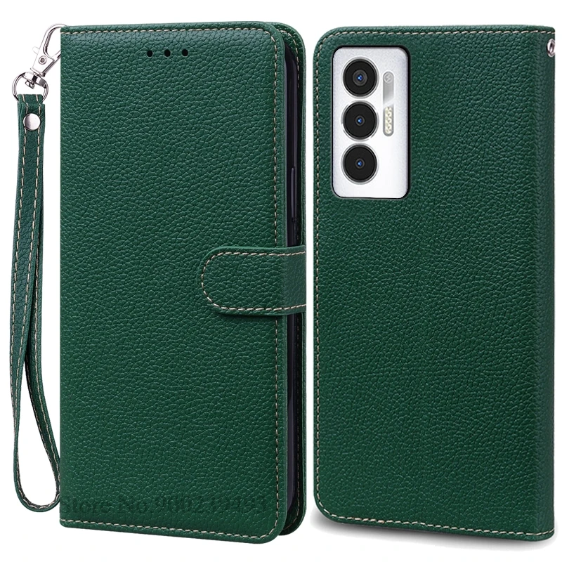 Premium Wallet Leather Flip Cover - Elegant Phone Case with Bumper Protection