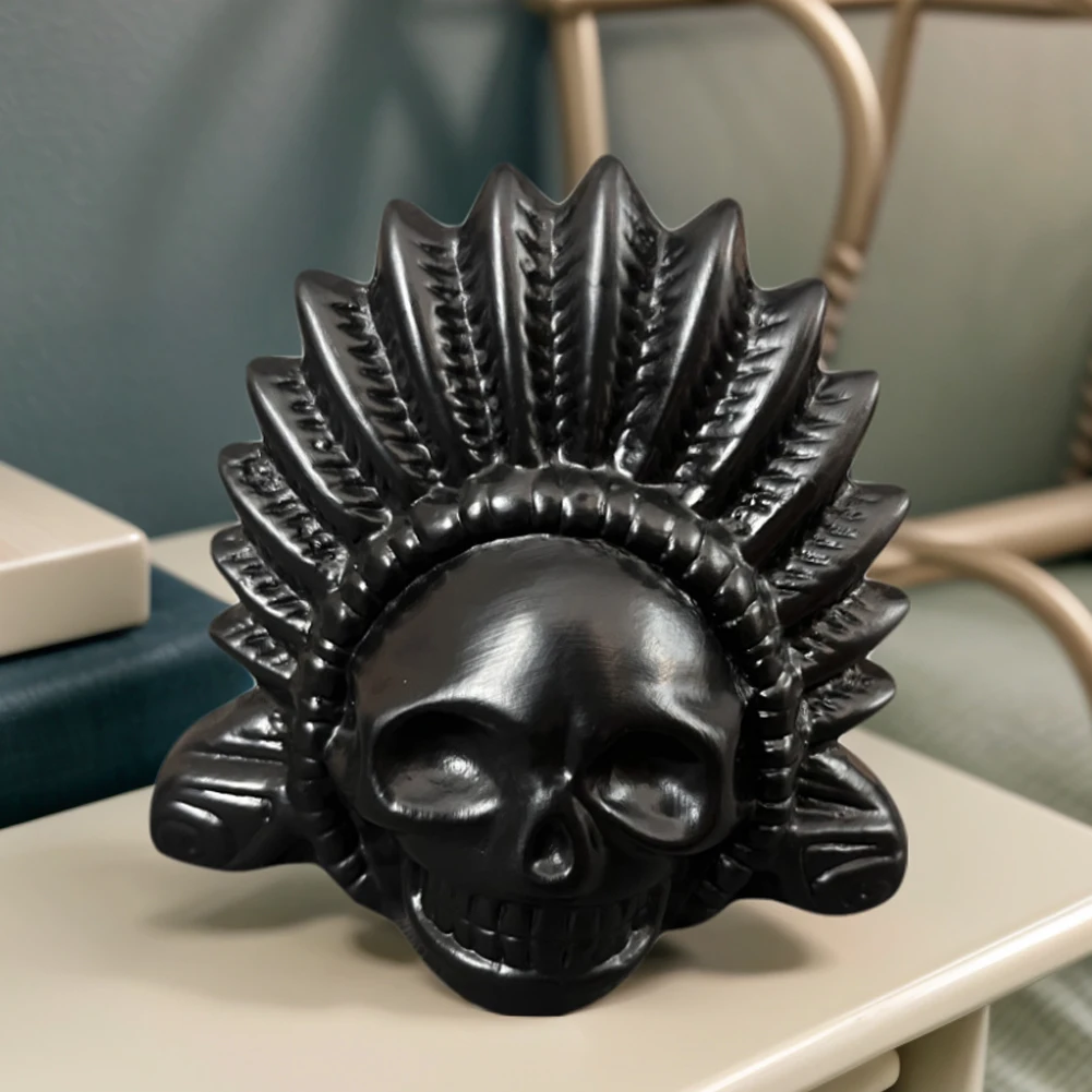 Spooky Aztec Death Whistle Loud Screaming Aztec War Whistle Skull for Halloween Prank Props
