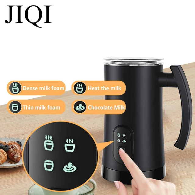 Mousseur à lait électrique automatique, machine à mousse, chaud et froid,  café, cappuccino, latte, 4 en 1 - AliExpress