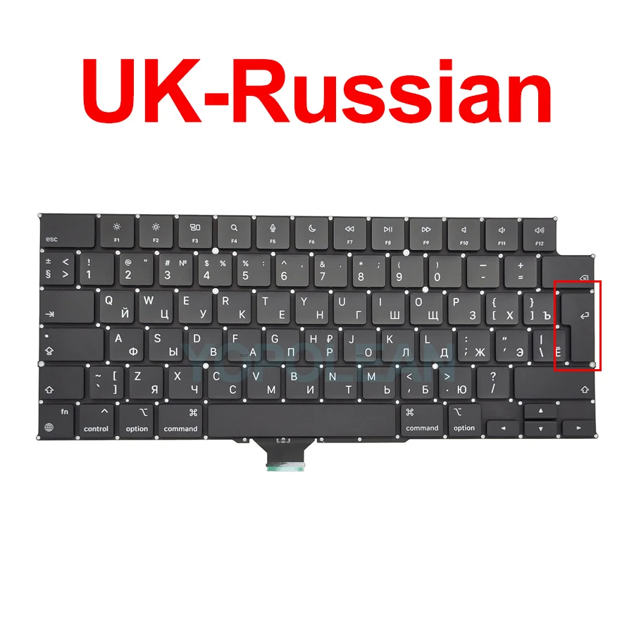 14インチMacBookM1pro 10CPU16GPU US keyboard A2442 A2485 Keyboard Macbook Pro 14