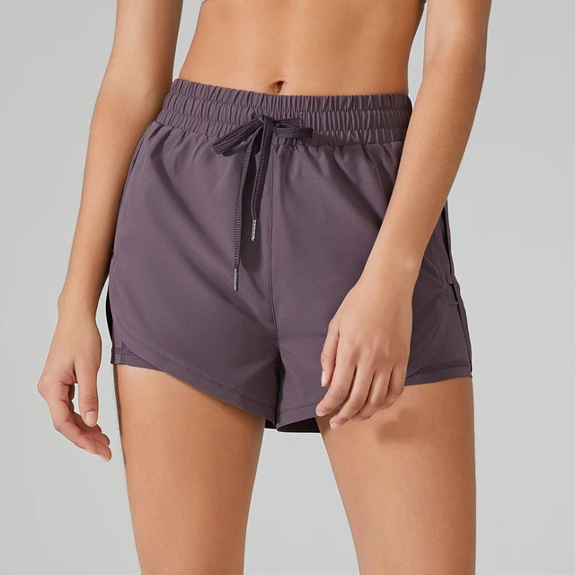 2 in 1 Women Running Shorts Yoga Clothes Fitness Elastic Summer Workout Female Jogging Leggings For Ladies Gym Sport Shorts