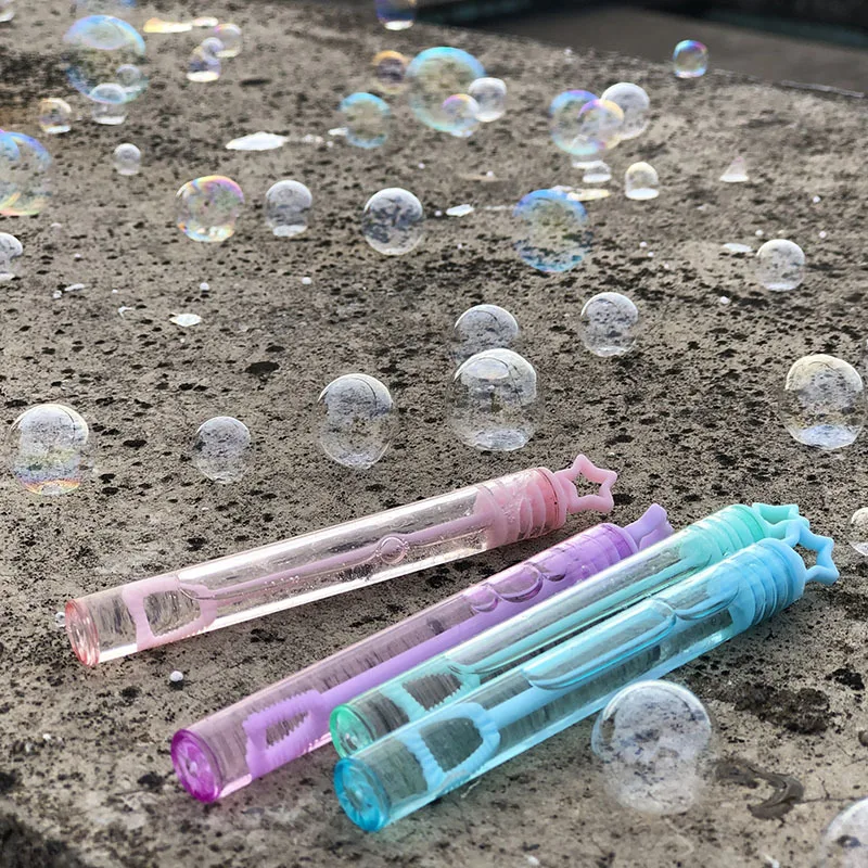

Summer Day Novelty Funny Mini Pentagram Bubble Stick Unbreakable Bubble Children's Toy Magic Bubble Gum Outdoor toys Girl gift