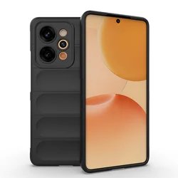 Soft Skin Feel Flexible Silicone Shockproof Protective Case for Realme P4 Power (Black)