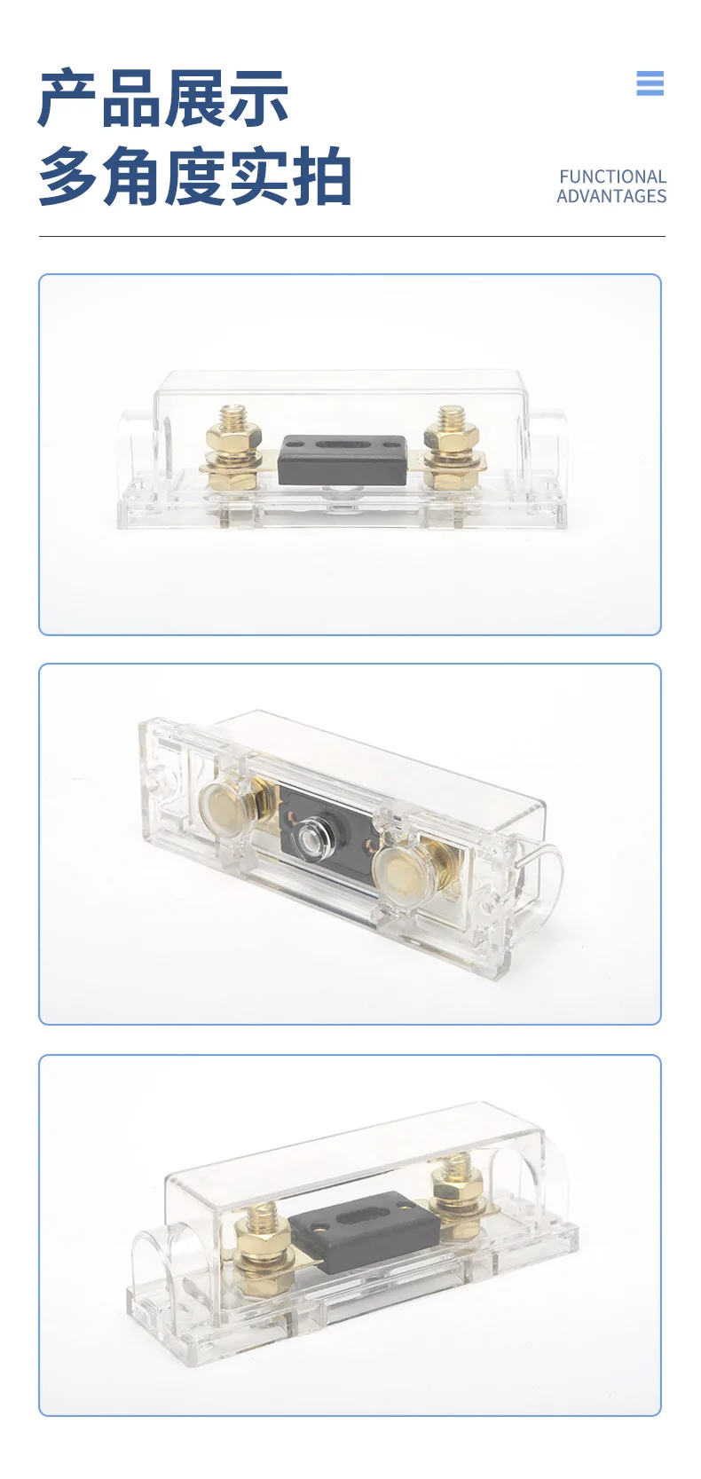 JD2912 ANL Bolt-on Fuse Fusible Link Fuse Auto Blade Fuse Car Fuse box 50A 60A 80A 100A 120A 150A 200A 250A 300A 400A 500A