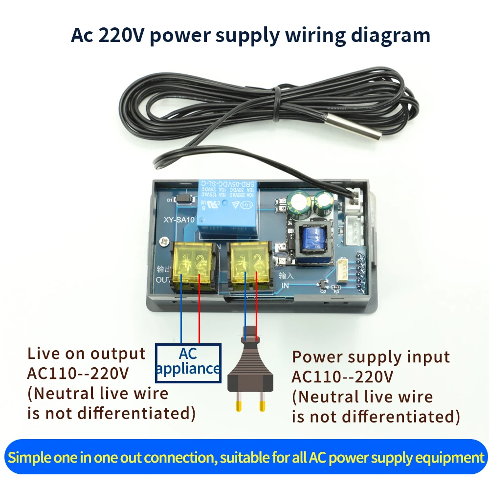 SA10-W WIFI Módulo Controlador de Temperatura Remoto