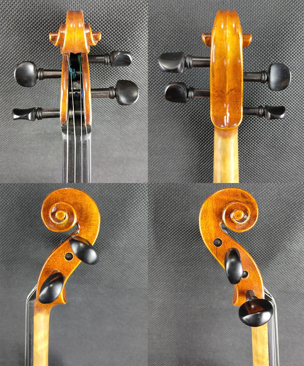 1/10 Size Violin Antonio Stradivarius 1714 Soil Professional Violin Size 1/10 Violine for Children European Wood Hand Made