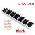 1450pcs Set Black
