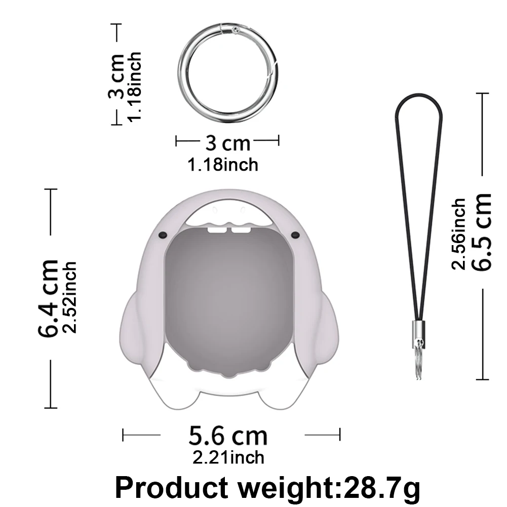 3 Pellicole Protettive Per Tamagotchi Paradise, Custodia In Silicone Con Cordino Pellicola Trasparente Antigraffio Accessori Per Tamagotchi Paradise Protezione Antiurto Per Tutto Il Corp