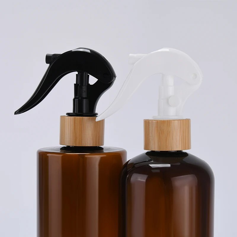 4個の詰め替え可能な再利用可能な空のガラススプレーボトル、白いプラスチック製キャップ蓋-エッセンシャルオイル化粧品メイク・・・