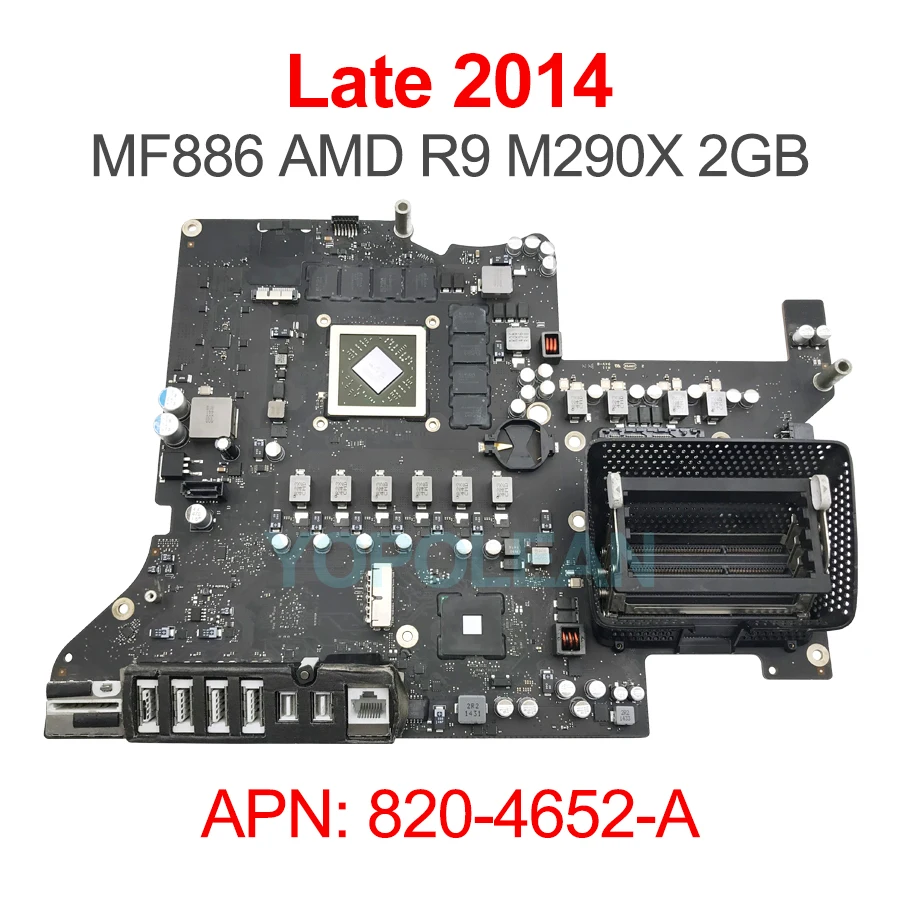 Original A1419 Logic Board 820-3299-A 820-3478-A 820-4652-A