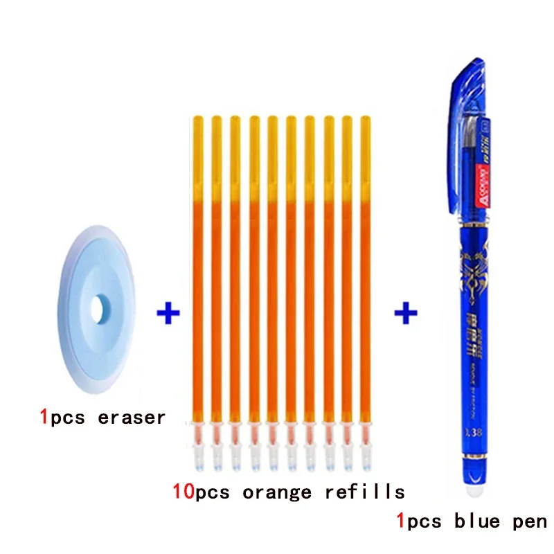 12pc orange blue set