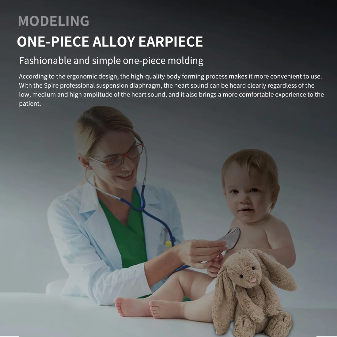 Spirit 635 Stethoscope Doctor Special Medical Specialty Imported Pregnant Women Cardiopulmonary Students Pediatrics