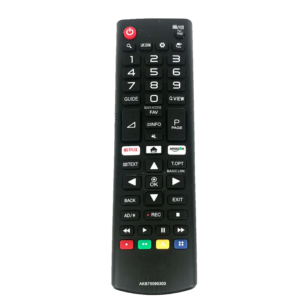 

For LG TV Replace Remote Control AKB75095303 With NETFLIX buttons 55UJ6580 43UJ6200 75SJ8570