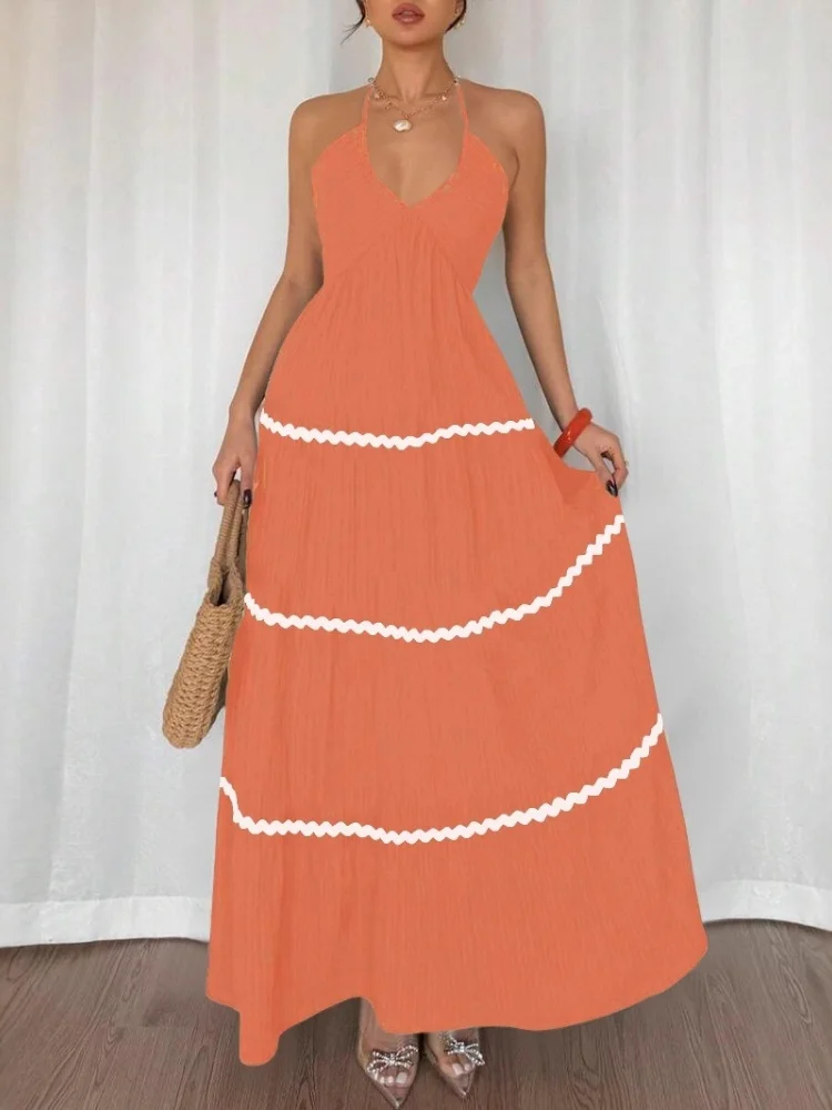 Wmstar Dress Women Wholesale New Popular Wholesale Dresses for European American Clothing Luxury 2025 on Clearance Sale