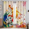 Basketball Sports 3d Printing Curtains Boys And Girls Room Dormitory Decoration Creative Curtains Can Be Customized 2 Pieces 4