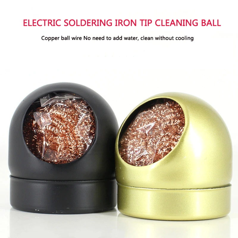 Soldering Iron Tip Cleaner Desoldering Cleaning Ball Welding Soldering Iron Mesh Filter Metal Wire Stand Steel Ball Tin Remover soldering iron tip cleaner desoldering cleaning ball welding soldering iron mesh filter metal wire stand steel ball tin remover