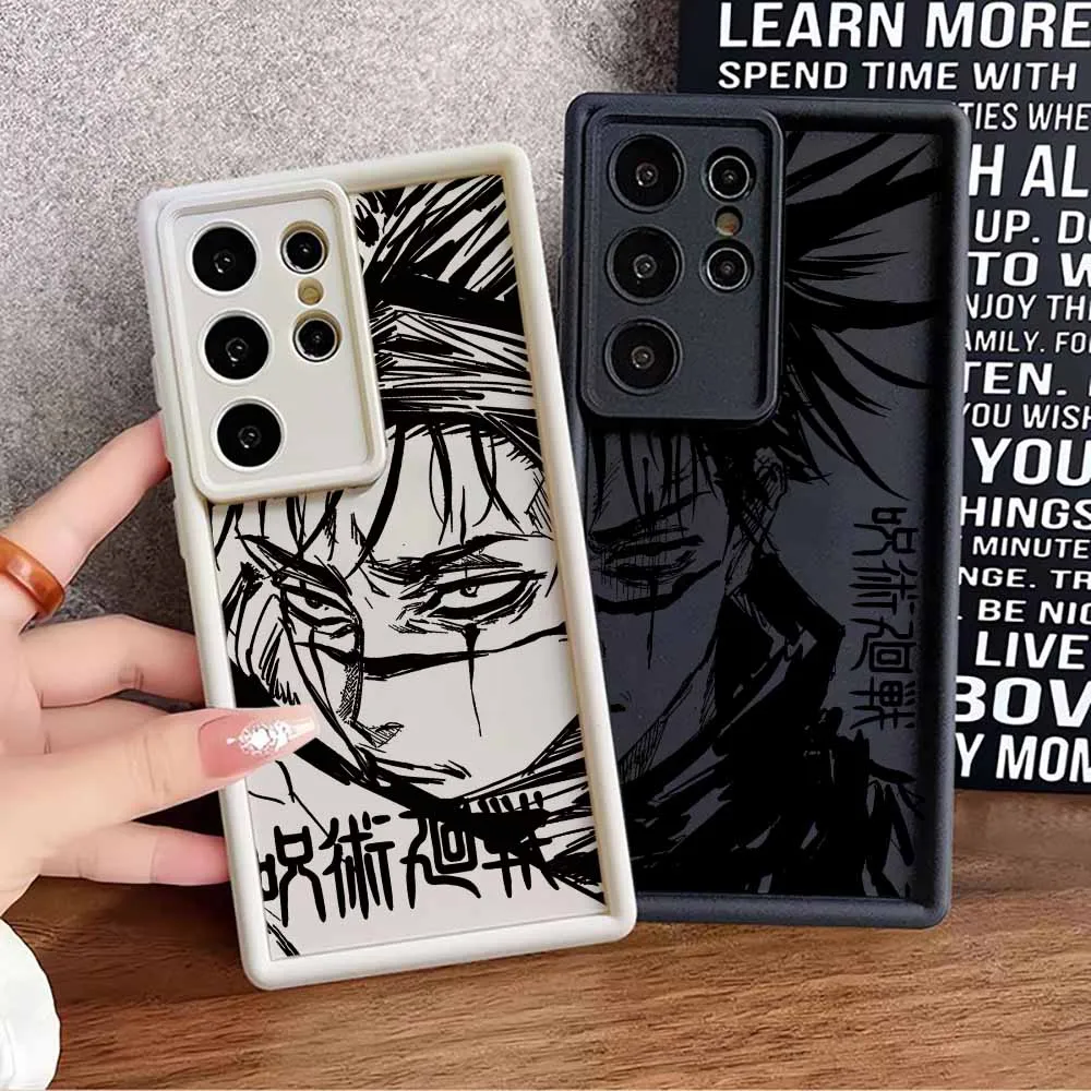 Jujutsu Kaisen Anime Soft Phone Case with Eye Design