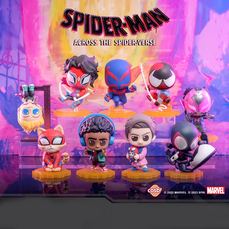 

Hot Toys Spider-man Across The Universe Spider-man Cosbi Blind Box Mini Doll Second Round Single Installation Suit Genuine Gift