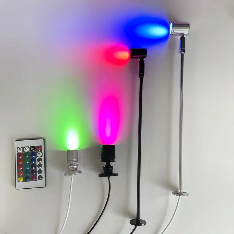 etrnLED Led Spotlights Dimmable RGB Mini Interior Ceiling Spot Surface USB Interface 1W 3W Model Display Cabinet Doll House Lamp led spotlight