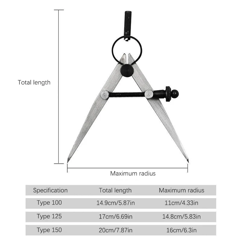 DIY Craft Line Marking Gauge Leather Tool Adjustable Compasses Gauges Wing Divider Leathercraft Rotating Scratch Gauge images - 6