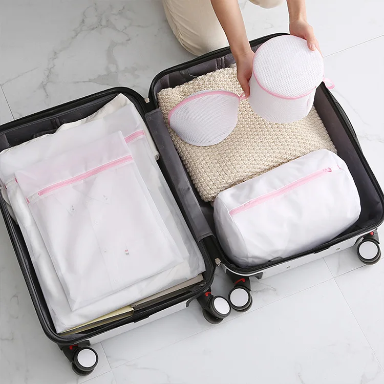 Zipper Slim Mesh Laundry Wash Bags Foldable Delicates Lingerie Bra Socks Underwear Washing Machine Clothes Protection Net laundry bag clothes washing bag underwear washing bag bra washing bag