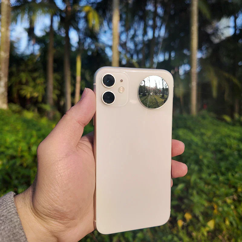 Specchio Universale per Selfie e Vlog per Smartphone, Accessorio Portatile per Foto e Video, Specchio Booster Self TZ08