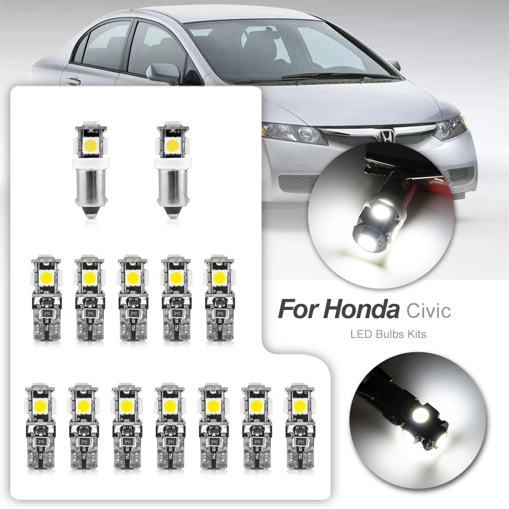 

Фонарики, детали для 2001-2005-2006-2012 Honda Civic, карта, купол, дверь, багажник, номерной знак, фонарь