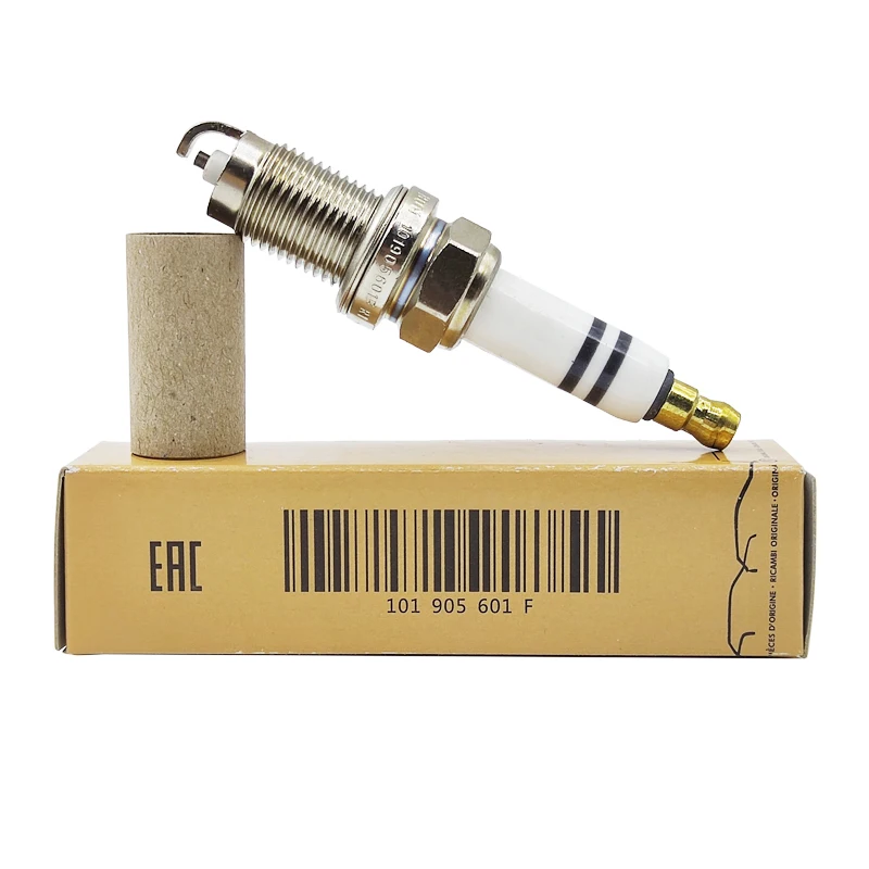 

4pcs 101905601F F7HER02 Ignition Spark Plug For Skoda VW Leon 1.8TSI 2.0TSI Passat Ibiza 1.2TSI 1.4TSI Beetle FR7HC+ 0242236565