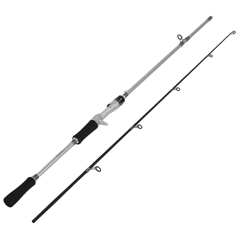 Canne pêche carbone M power 1.8m 1.65m spinning casting leurres accessoires carpe