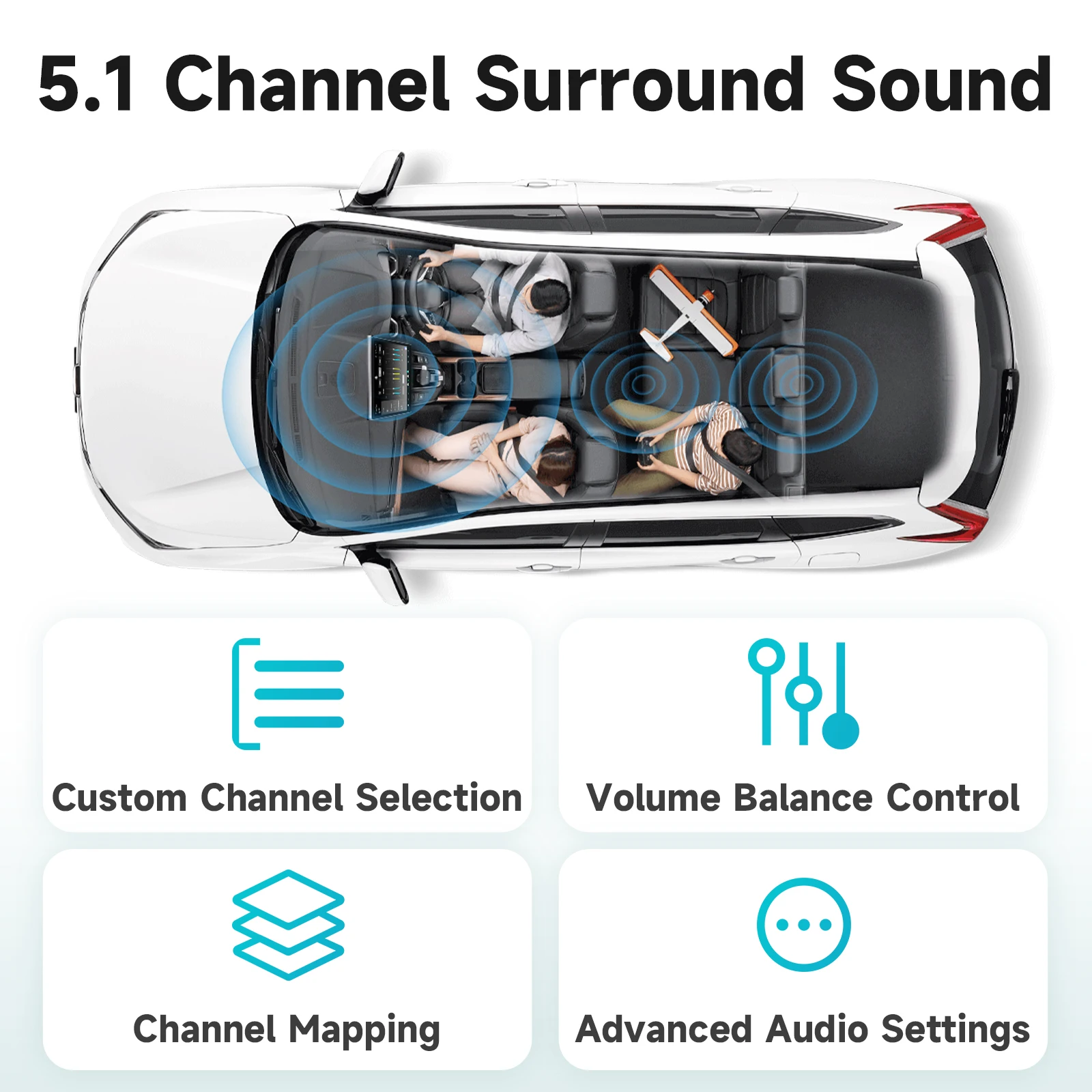 AURAAI X100 Android 2K Intelligenter Bildschirm für VW Volkswagen Golf 6 2008 - 2016 Multimedia 360 CAM ADAS AI Sprachsteuerung Carplay SWC – Detail 17